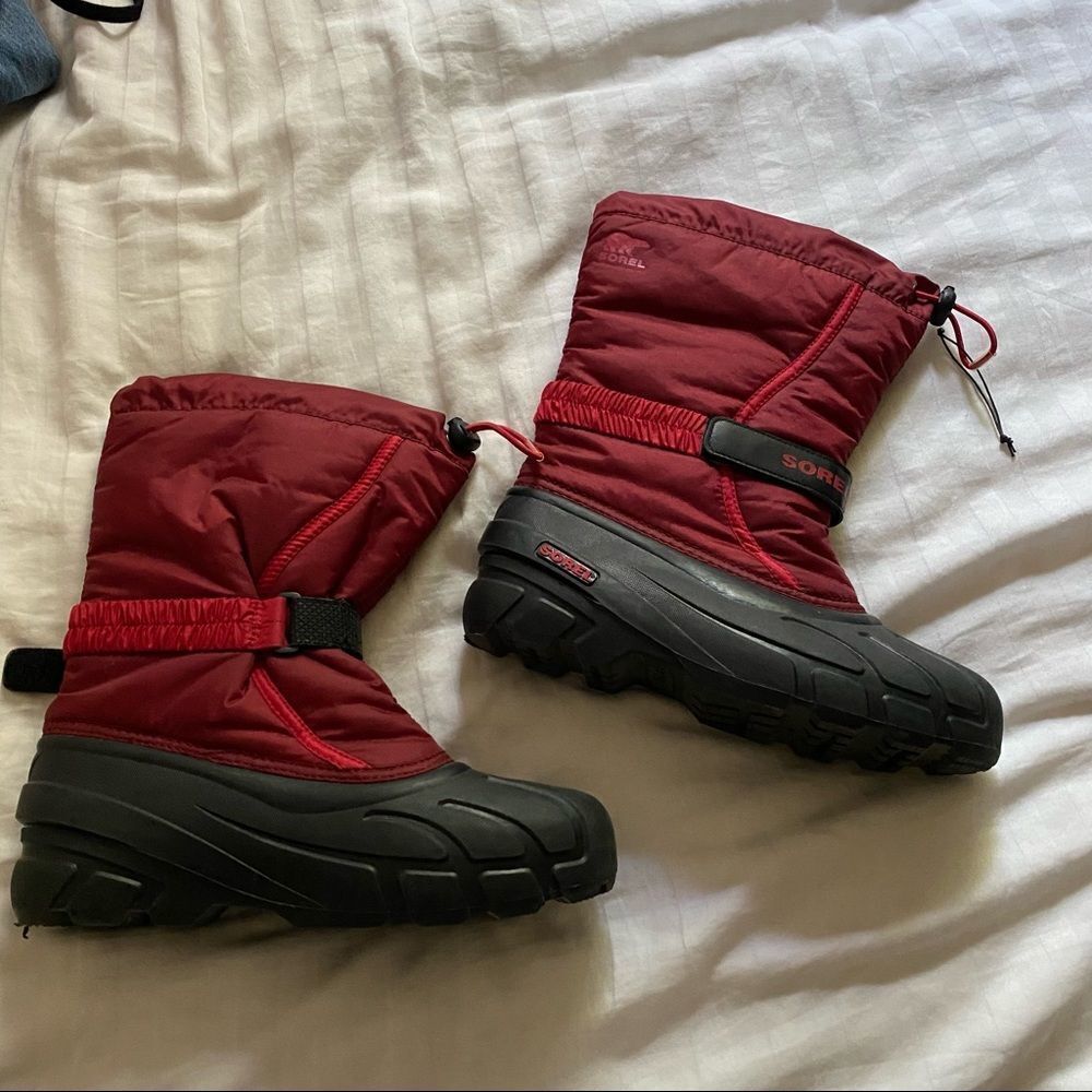 Sorel Red Winter Boots